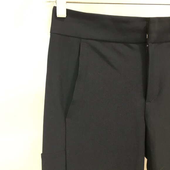 ATHLETA Dark Blue Slit Hem Euroluxe Stellar Crop Trouser Pant - Picture 6 of 11